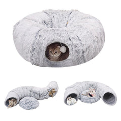 Cat Tunnel with Cat Bed