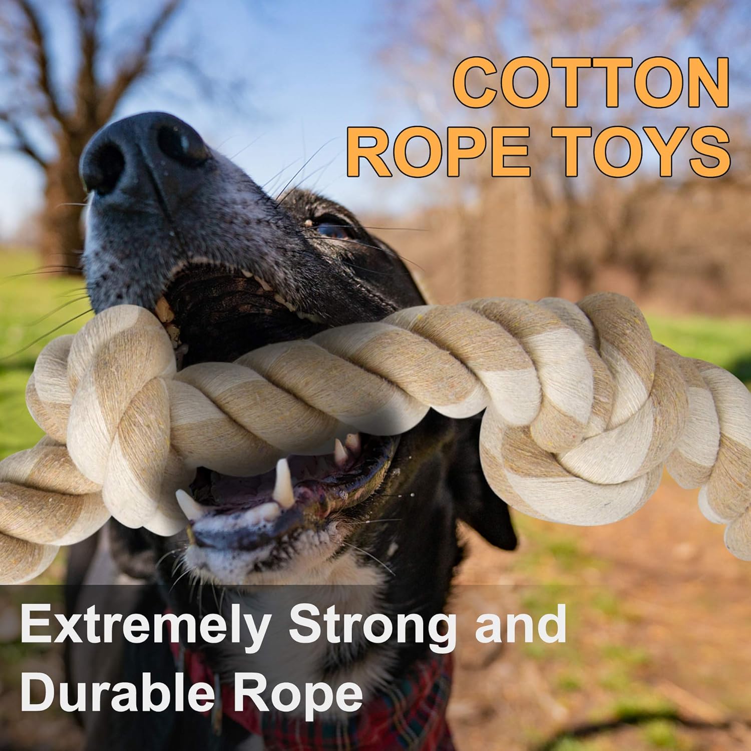 Dog Rope Toys for Large/Medium Aggressive Chewers