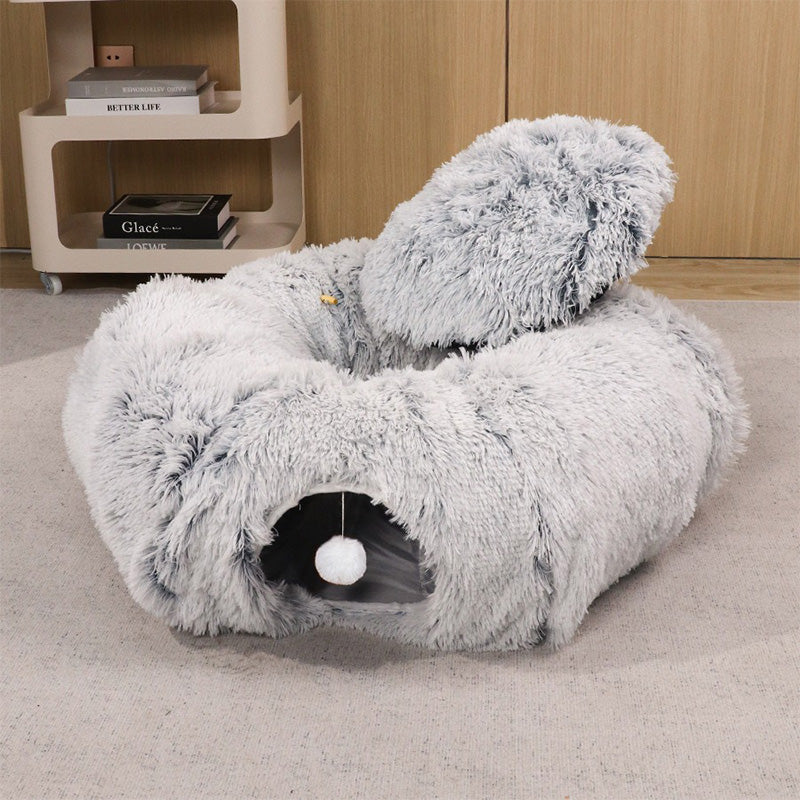 Cat Tunnel with Cat Bed